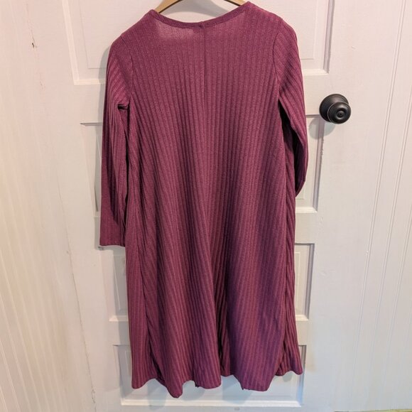 LuLaRoe Sarah Cardigan, size S, new with tags, vertical ribbed pink/purple - Picture 5 of 5